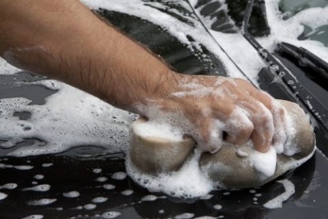 Hand Washing Car