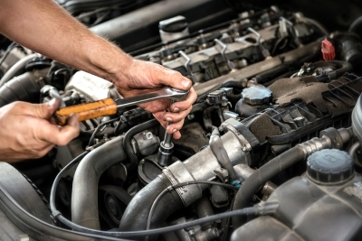 Man Using Wrench