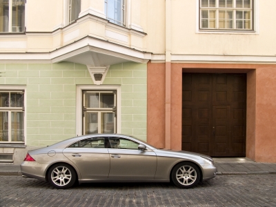 Car in Front of House